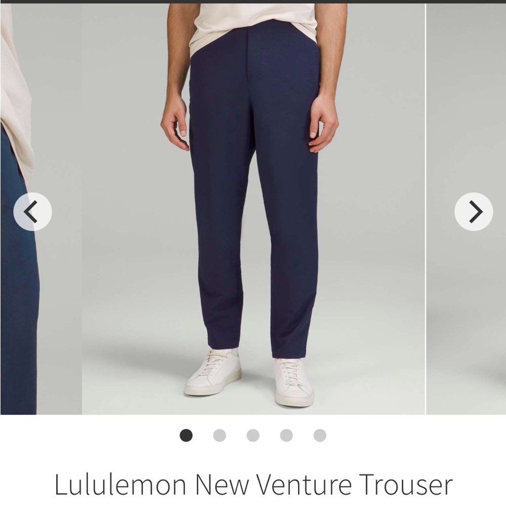 Lululemon Athletica New venture trouser men’s M navy